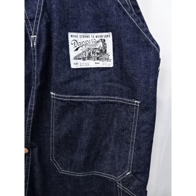 ダッパーズ Dapper's LOT1735 STANDARD BIB OVERALLS WITH WWII ダッパーズ Dapper's LOT1735 STANDARD BIB OVERALLS WITH WWII