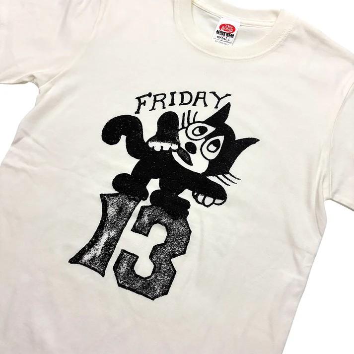 Dry Bones（ドライボーンズ） プリントTシャツ ”CAT13” PT-914 オフ