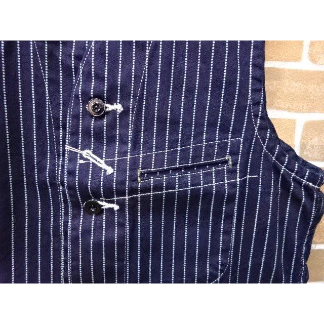 SUGAR CANE シュガーケーン ウォバッシュストライプ ワークベスト