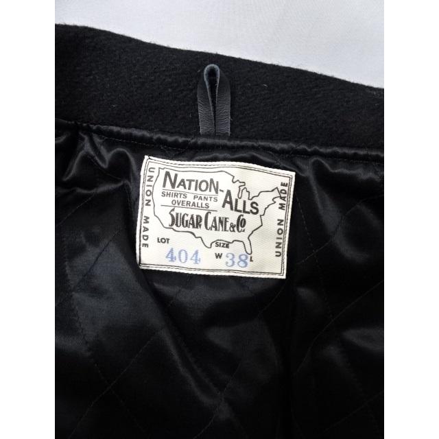 シュガーケーン　WOOL　MELTON　SPORTSJACKET　サイズ38 黒 シュガーケーン ウールスポーツジャケット