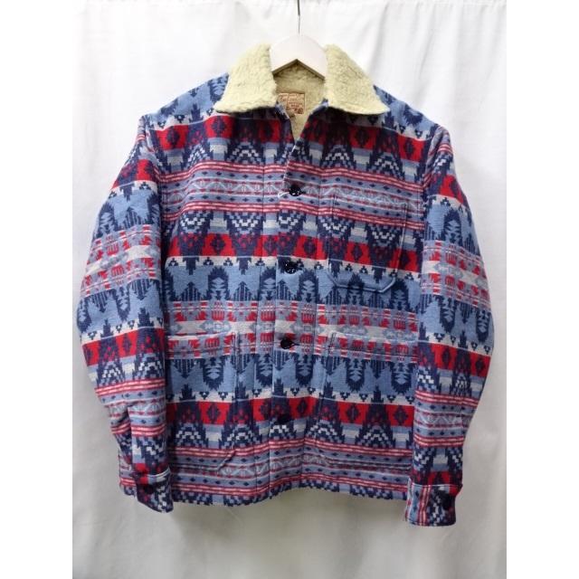 SUGAR CANE シュガーケーン NATIVE AMERICAN WOOL JACQUARD WORK COAT