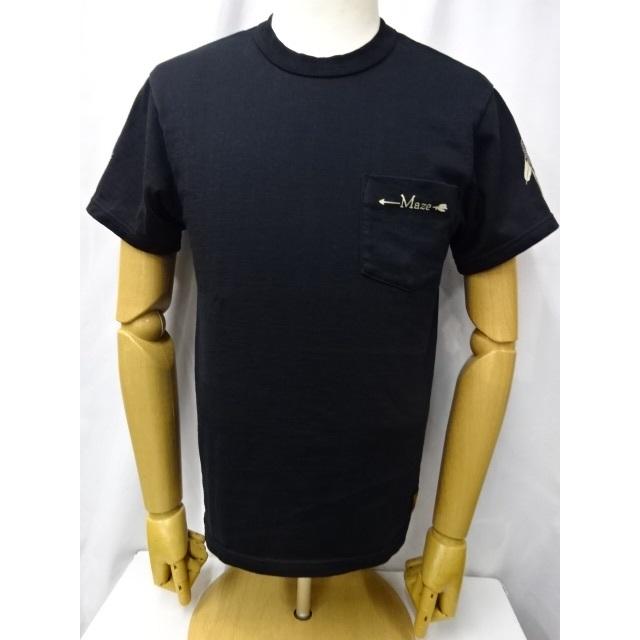 DELUXEWARE（デラックスウエア） ポケ付き半袖Tシャツ ”MAZE” SDT-2402
