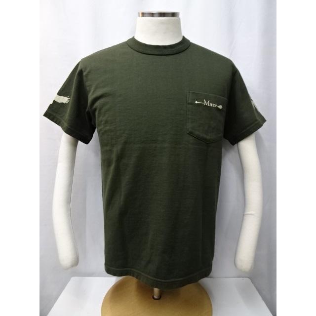 DELUXEWARE（デラックスウエア） ポケ付き半袖Tシャツ ”MAZE” SDT-2402