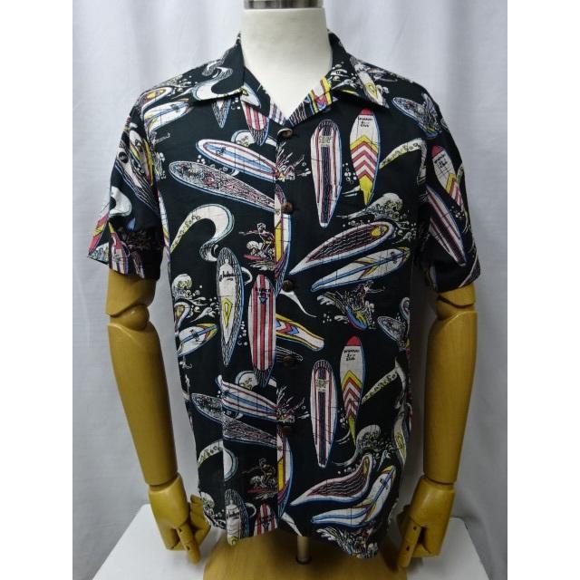 SUN SURF サンサーフ SURF COTTON × LINEN OPEN SHIRT “SURFBOARDS