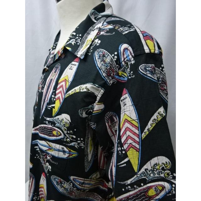 SUN SURF サンサーフ SURF COTTON × LINEN OPEN SHIRT “SURFBOARDS