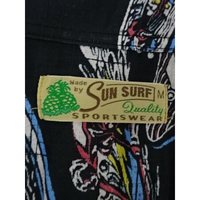 SUN SURF サンサーフ SURF COTTON × LINEN OPEN SHIRT “SURFBOARDS
