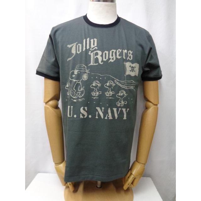 トイズマッコイ スヌーピー リンガーTシャツ L TOYS McCOY（トイズマッコイ） スヌーピー リンガーTシャツ 