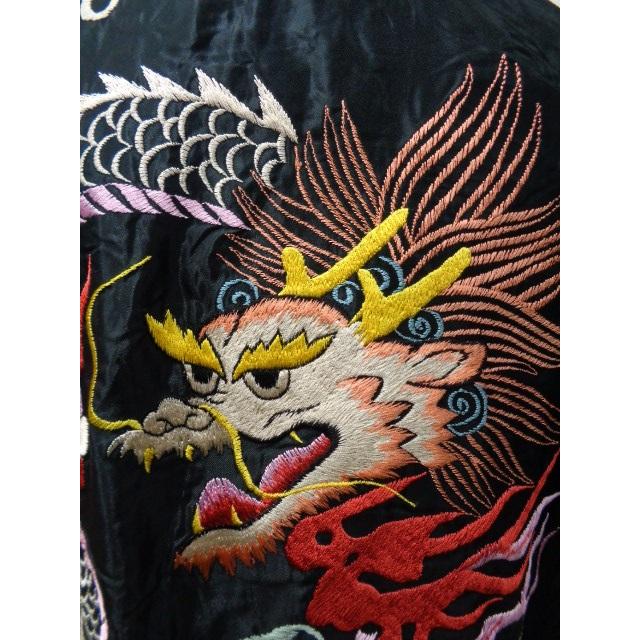 テーラー東洋 2面用 鷲龍 芸者 silk 日本限定 スカジャン vintage TAILOR TOYO テーラー東洋 スカジャン WHITE DRAGON × EAGLE