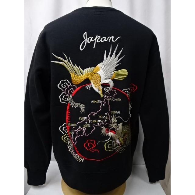 TAILOR TOYO テーラー東洋 TOYO SUKA CREW SWEAT EMBROIDERED TAILOR TOYO テーラー東洋 TOYO SUKA CREW SWEAT EMBROIDERED