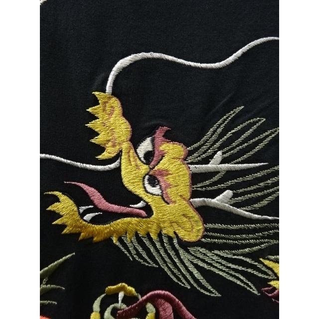 ト*ン様 虎と龍刺繍 東洋　スカジャン TAILOR TOYO テーラー東洋 TOYO SUKA T-SHIRT EMBROIDERD “GOLD DRAGON