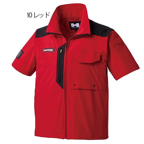 半袖ジャケット 春夏用 17059 HUMMER Ｗストレッチ 半袖ジャケット Ｍ Ｌ LL 3L 4L 5L｜the-workingwear｜04