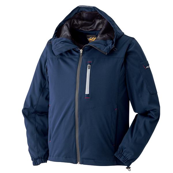 防風ジャケット 作業着 作業服 3234 フード付 ウインドブレーカー 防風