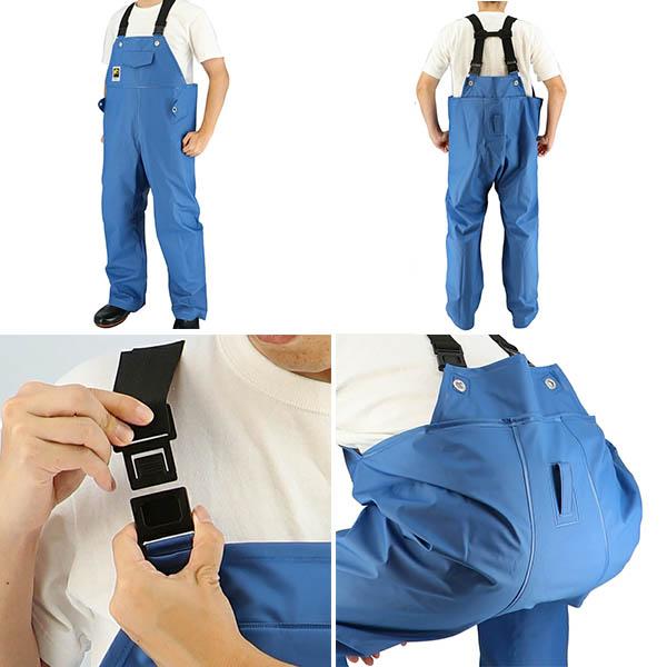弘進ゴム マリンサロペット MR-3711 マリンズボン 防水作業服 合羽