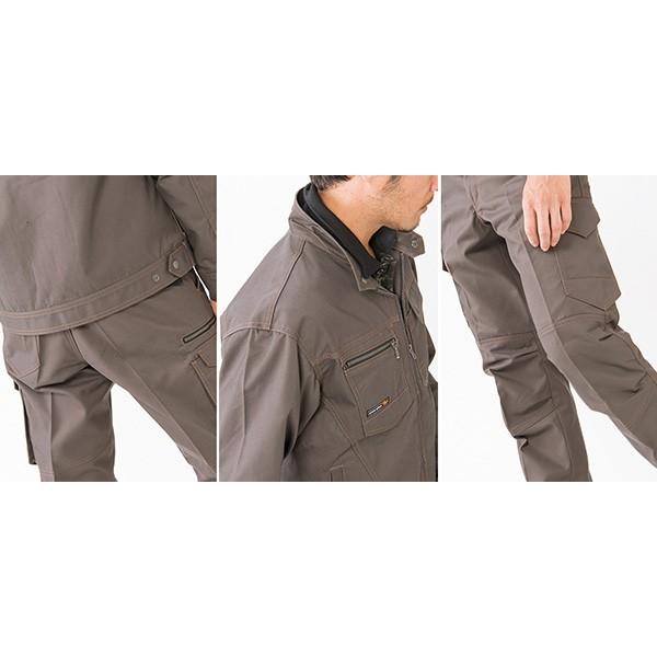 アタックベース 作業服 上下 作業着 秋冬用 553-444 長袖ブルゾン