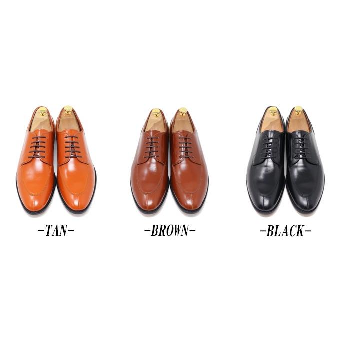 ハンドメイド 本革 メンズ 外羽根 Uチップ カジュアルシューズ ビジネスシューズ マッケイ製法 ビジカジ 靴 革靴 紳士靴 手作り靴 ブラック 3010 The Zabby 通販 Yahoo ショッピング