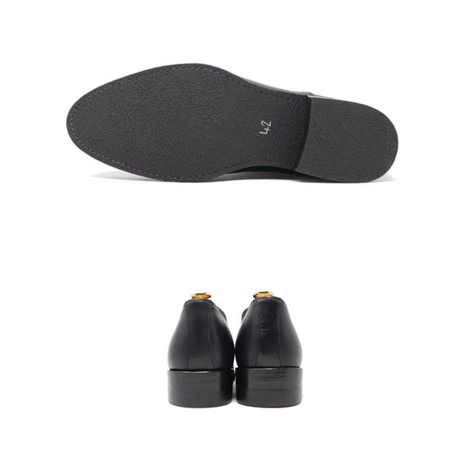 本革 メンズ ストレートチップ ラバーソール ビジネスシューズ ドレスシューズ ハンドソーン グッドイヤーウェルト 革底 冠婚葬祭 靴 723 The Zabby 通販 Yahoo ショッピング