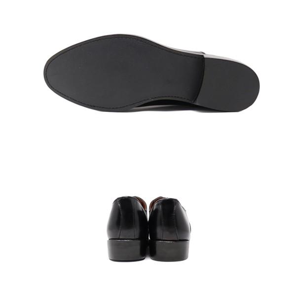 本革 メンズ ストレートチップ ラバーソール ビジネスシューズ ドレス