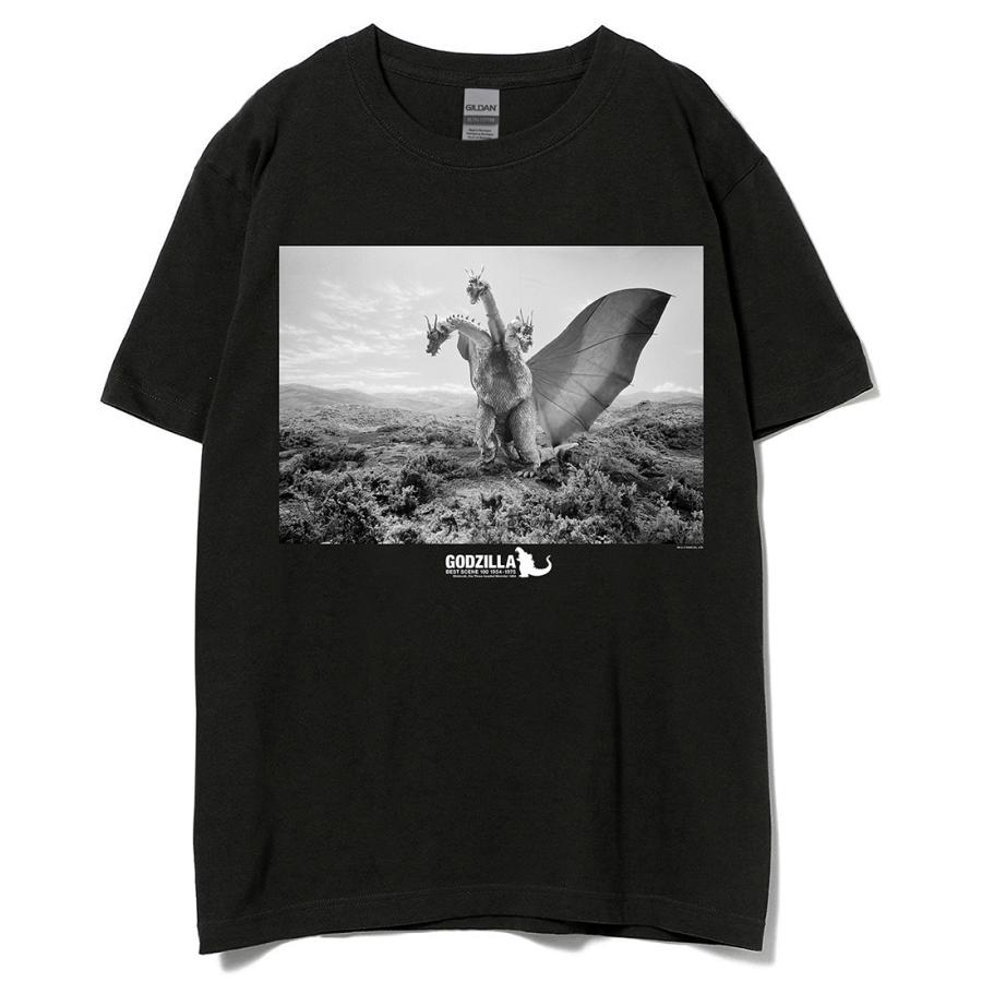 ゴジラ百景 グラフィック Tシャツ 三大怪獣 地球最大の決戦（1964） 映画 ゴジラ 第5作 - 9522 |  | 02