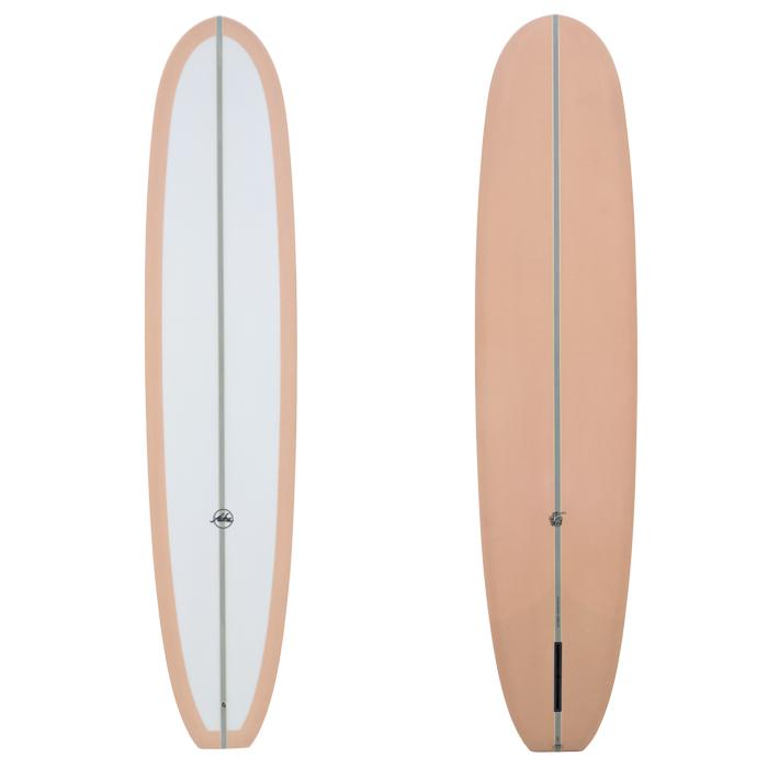 サーフボード ALOHA Surfboards アロハ CHOPPED LOG 9'2" チョップドログ ロングボード PU素材 PVCPストリンガー コーラル 限定 2023年｜theagencystore｜02