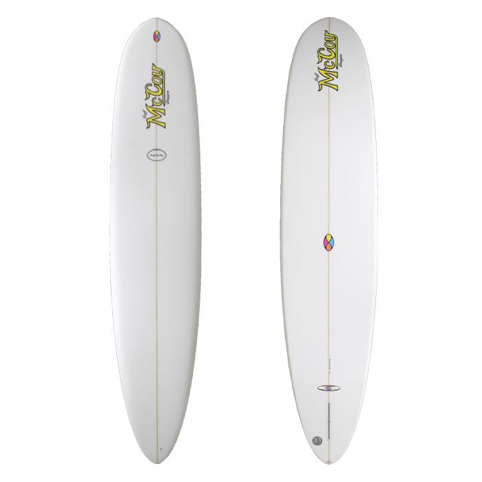 サーフボード MCCOY Surfboards マッコイ ALL ROUND MAL 9'2" 軽量XF素材 限定 シングルフィン クリア