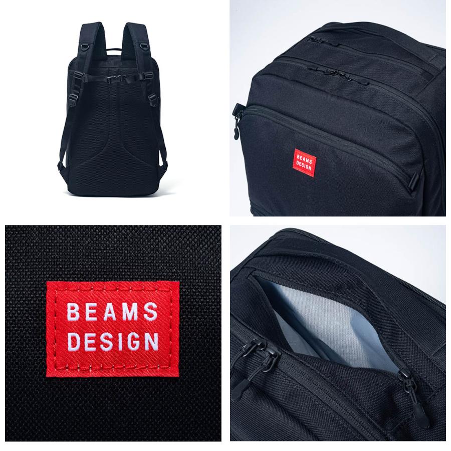 新品同様　BEAMS DESIGN リュック Mサイズ ブラック　ユニセックス 正規販売店】BEAMS DESIGN ROUTINE バックパック(LL) ［ビームス