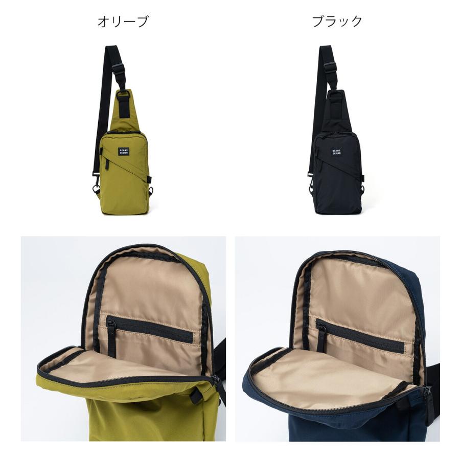 正規販売店】BEAMS DESIGN Diagonal 縦型ボディバッグ【BMMH5ES4