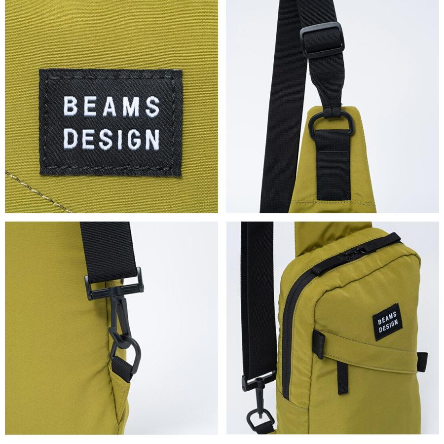 正規販売店】BEAMS DESIGN Diagonal 縦型ボディバッグ【BMMH5ES4