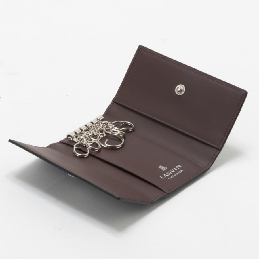 【正規販売店】LANVIN COLLECTION couleur du vin キーケース ［ランバン・コレクション］ メンズ 鍵入れ レザー カジュアル | LANVIN COLLECTION | 04