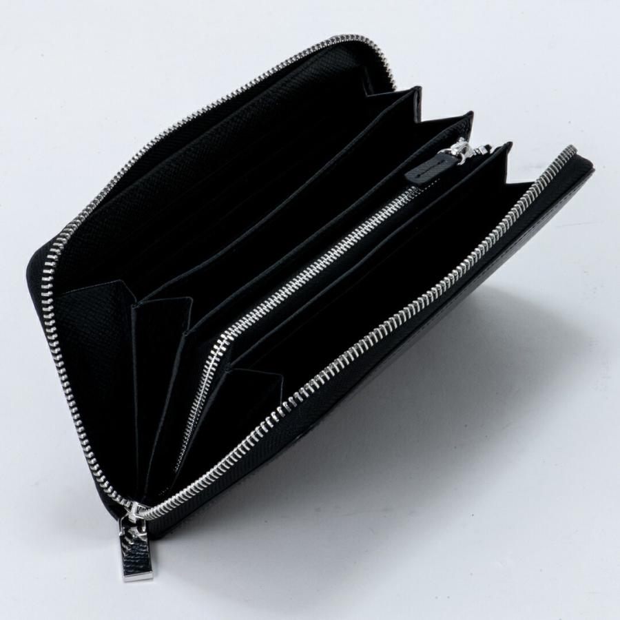 新品　LANVIN collection　本革　財布　RHEIN　ブラック LANVIN COLLECTION 【正規販売店】LANVIN RHEIN ラウンド