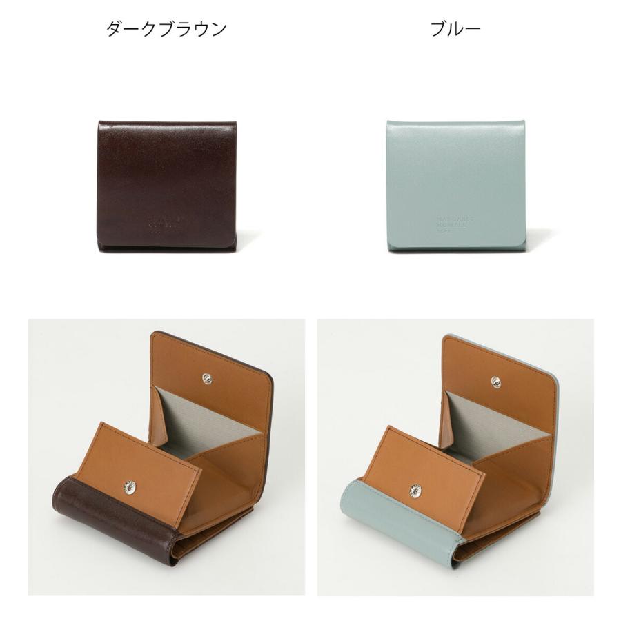 【正規販売店】MARGARET HOWELL idea ベンジャミン BOX折り財布［マーガレット・ハウエル アイデア］ブランド レザー 日本製 コンパクト シンプル ナチュラルの画像