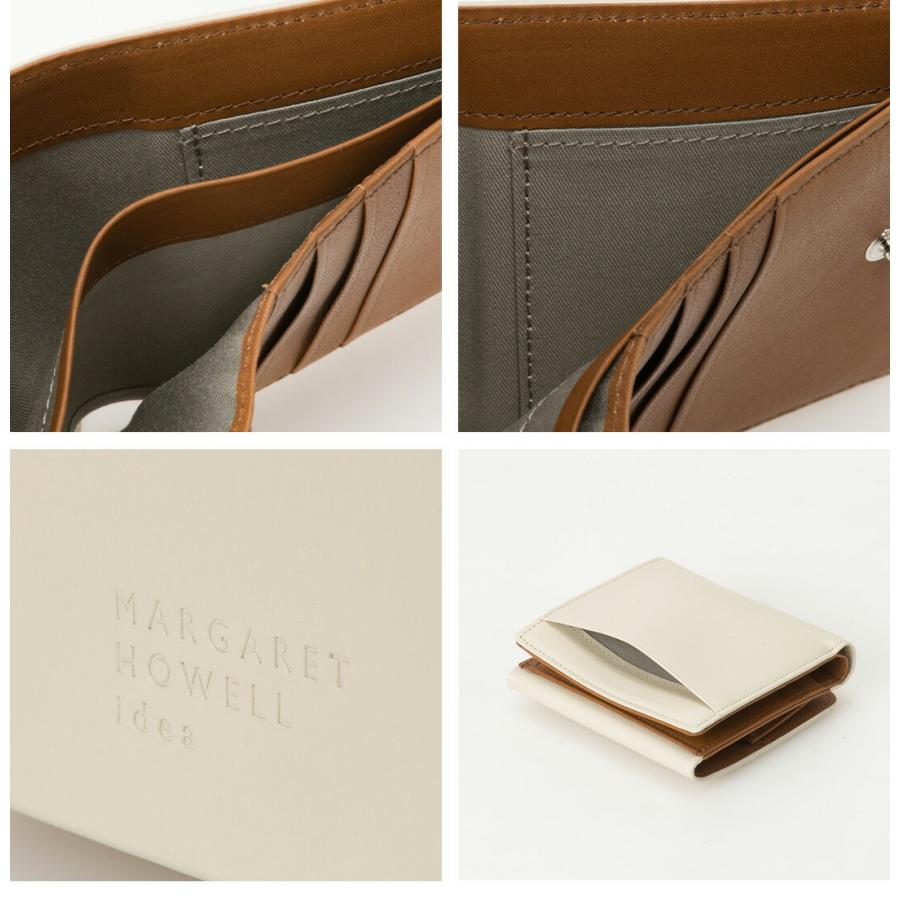 【正規販売店】MARGARET HOWELL idea ベンジャミン BOX折り財布［マーガレット・ハウエル アイデア］ブランド レザー 日本製 コンパクト シンプル ナチュラルの画像