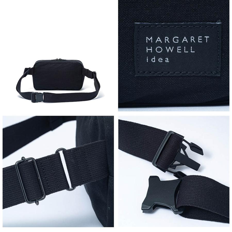 MARGARET HOWELL idea ボディバッグ ブラック MARGARET HOWELL idea 【正規販売店】MARGARET キャンパー