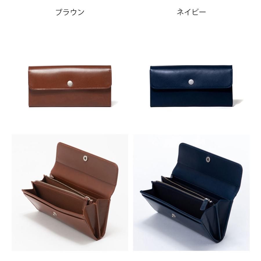 【正規販売店】MARGARET HOWELL idea スナップ かぶせ型長財布 ［マーガレット・ハウエル アイデア］ メンズ ユニセックス レザー  本革