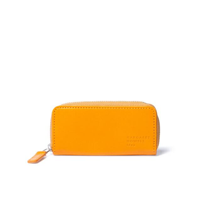 マーガレットハウエル　レザーキーケース　カーキ　メンズ　レディース　MHL マーガレットハウエル レザーキーケース カーキ メンズ