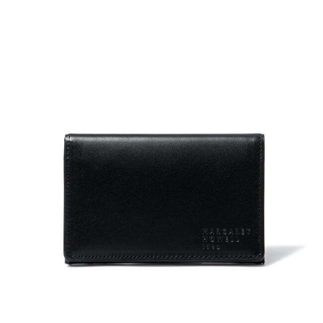 新品MARGARET HOWELL 名刺入れ ブラック レザー MARGARET HOWELL idea（マーガレット ハウエル アイデア） 【正規販売