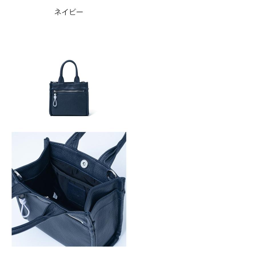 新品 マニウノ ミニバッグ ネイビー MANIUNO ゴルフ ハンドバック MANIUNO ECCO LEATHER スクエアミニトート(M) 商品｜THE BAGMANIA