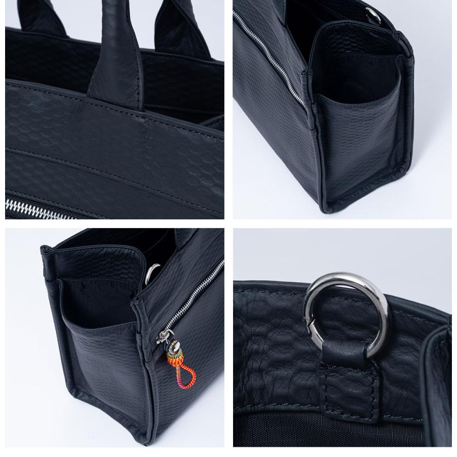 MANIUNO 【正規販売店】MANIUNO ECCO LEATHER スクエアミニトート(M
