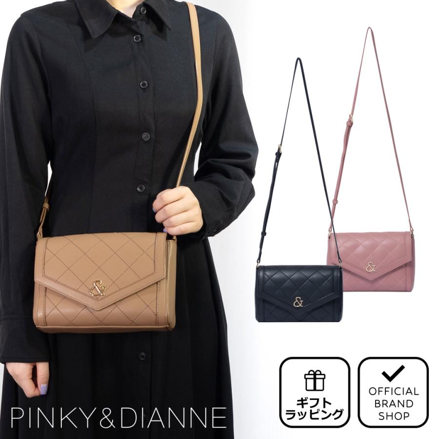 Pinky&amp;Dianne ピンキー&amp;ダイアン ワンショルダーバッグ  ＆ロゴ金具 デニム    ブラック レディース / 240001190982 PINKY&DIANNE（ピンキー アンド ダイアン） 【正規販売店