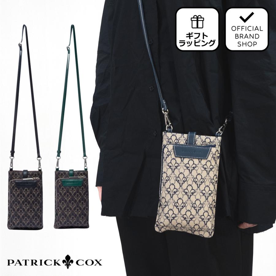 PATRICK COX ブラックショルダーバッグ PATRICK COX(パトリック・コックス) HYBRID(ハイブリッド) タテ