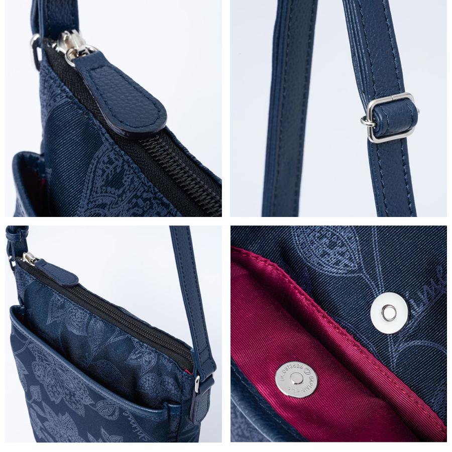 SHiME 【正規販売店】SHiME FLOWER マーブル 縦型ショルダー ［シィメ 