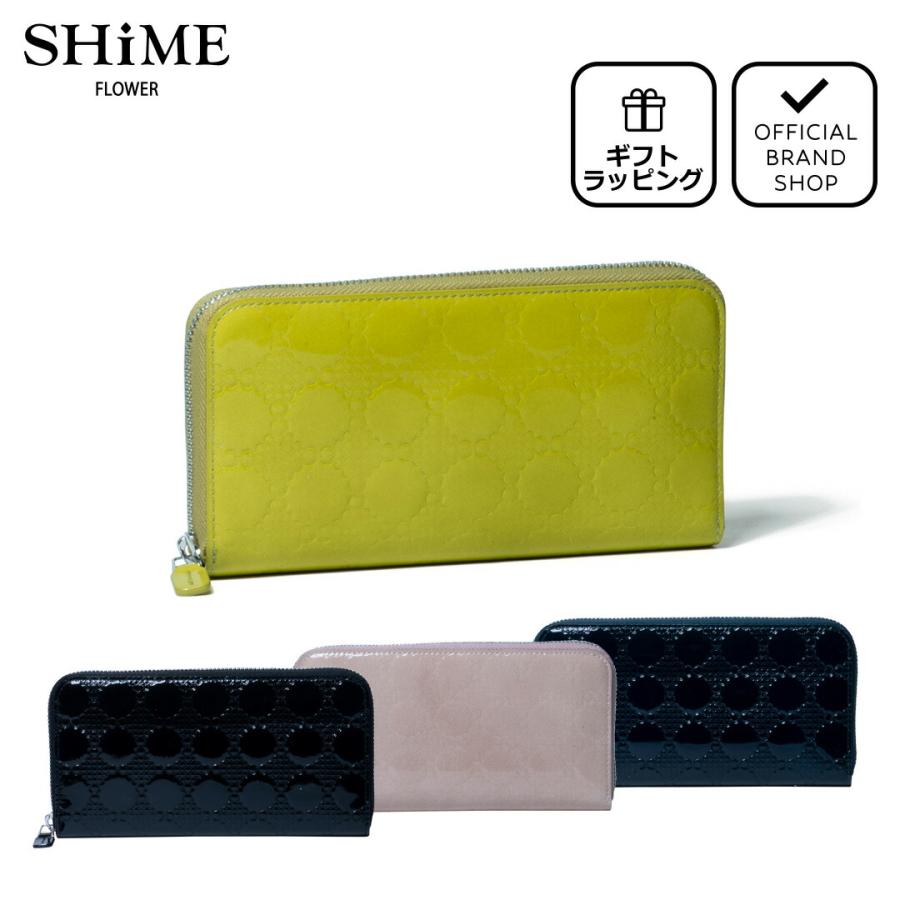 SHiME 【正規販売店】SHiME FLOWER アジネスエナメル ラウンド