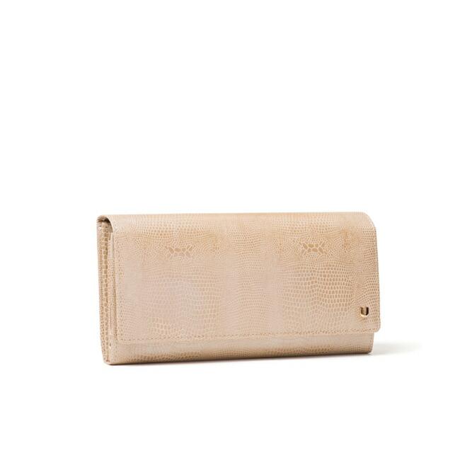 最終品▪️新品▪️ユーバイウンガロ▪️ピエッツ▪️牛革リザード型押し　ベージュ U by Ungaro 【20%OFF】【正規販売店】U ungaro ピエッツ 長財布