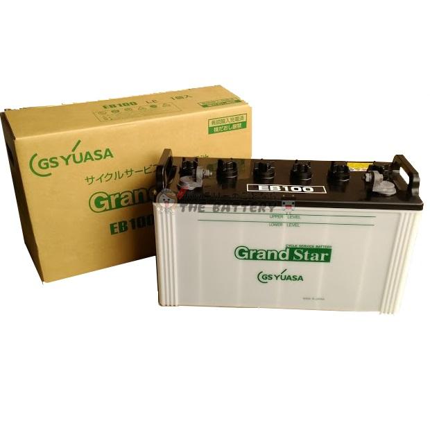 新品未使用 GS YUASA EB100 GSユアサ 6ヶ月保証付 EB100 LE L形端子 ボルト締付端子 サイクル
