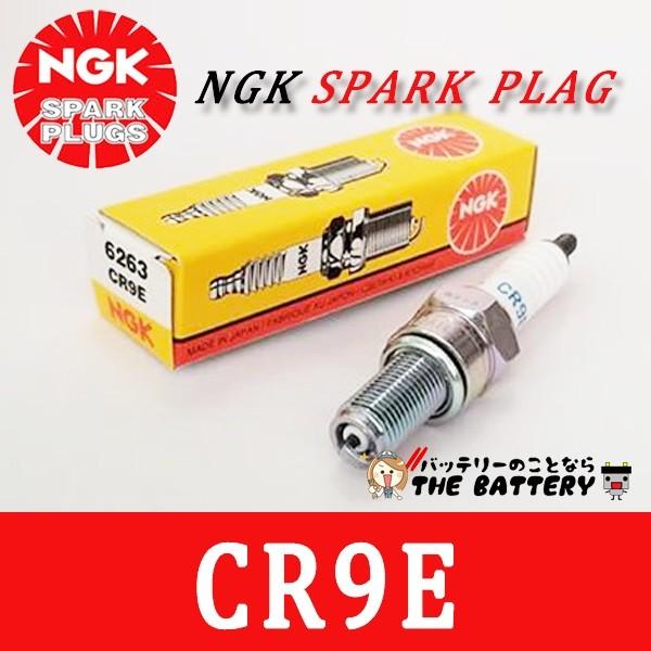 ゆうパケット CR9E 6263 バイク 点火プラグ NGK 日本特殊陶業 ZRX750R NinJa ゼファー カイ GSX750W FZR600 XJR400 ポイント消化｜thebattery