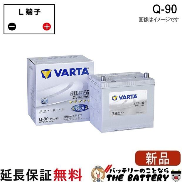 VARTA Q90 115D23L 自動車 バッテリー アイドリングストップ車 対応 