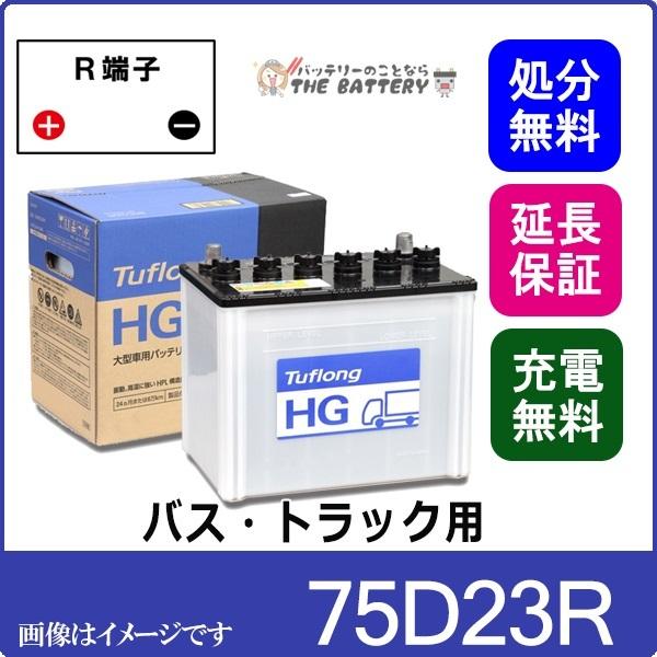 75D23R 自動車 バッテリー 業務車用 エナジーウィズ 昭和電工 日立 後継品 タフロング HG｜thebattery