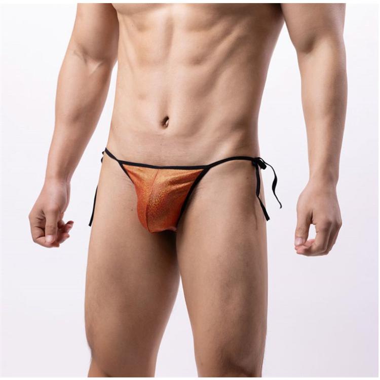 ブリーフ 紐パン ショーツ 下着 メンズ ボクサーブリーフ キラキラ 伸縮性よい 立体感 勝負下着 ギフト おしゃれ ユニーク セール |  | 18