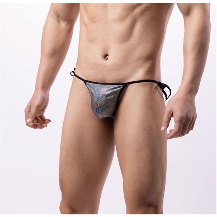 ブリーフ 紐パン ショーツ 下着 メンズ ボクサーブリーフ キラキラ 伸縮性よい 立体感 勝負下着 ギフト おしゃれ ユニーク セール |  | 05