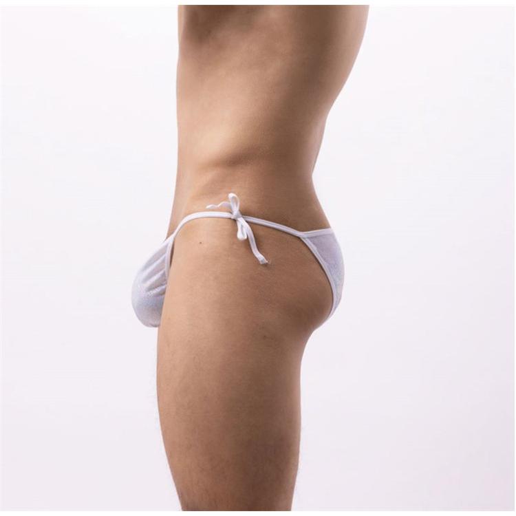 ブリーフ 紐パン ショーツ 下着 メンズ ボクサーブリーフ キラキラ 伸縮性よい 立体感 勝負下着 ギフト おしゃれ ユニーク セール |  | 09