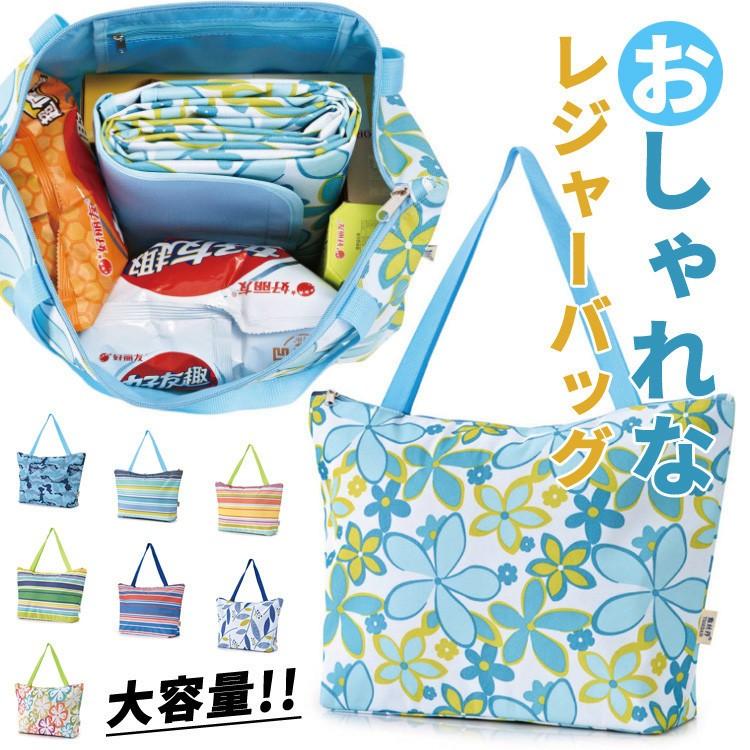 レジャーバッグ 大きめ カラフル レジャーシートも入る おしゃれ エコバッグ 丸洗い 丈夫 通気 撥水加工 収納ポーチ トラベルポーチ セール Tb Zakka 303 ザ ベスト 通販 Yahoo ショッピング